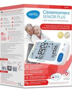 Sanity Tensiometru electronic de brat Senior Plus memorare 2 utilizatori manseta 22-32 cm detectare aritmie detectie miscarea corpului si cablu USB