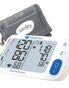 Sanity Tensiometru electronic de brat Senior Plus memorare 2 utilizatori manseta 22-32 cm detectare aritmie detectie miscarea corpului si cablu USB