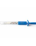 Sanity Termometru clasic Silver din sticla hipoalergenic fara mercur nichel sau PVC usor de utilizat igienic si sigur