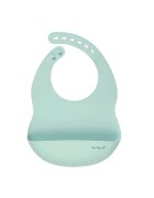 Saro Baby Baveta ajustabila din silicon cu buzunar Nordic mint