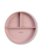 Saro Baby Farfurie divizata din silicon cu ventuza Saro Nature Food Fun blossom