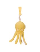 Saro Baby Jucarie zornaitoare din plus agatatoare design Caracatita mustard