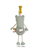 Saro Baby Jucarie zornaitoare din plus agatatoare design Jungle Party crocodil