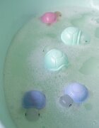 Saro Baby Jucarii de baie termosensibile Turtle Family