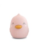 Saro Baby Lampa de veghe din silicon premium diverse lumini USB tip C Bright Duck Pink