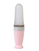 Saro Baby Lingurita cu rezervor din silicon alimentar 90 ml roz