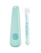 Saro Baby Lingurita din silicon Soft Fun cu suport pentru depozitare