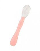 Saro Baby Lingurita mare de silicon ultraflexibila somon