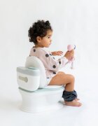 Saro Baby Olita de tip WC muzicala alb si mint