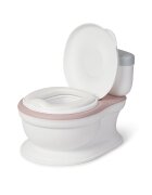 Saro Baby Olita de tip WC muzicala alb si rose