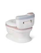 Saro Baby Olita de tip WC muzicala alb si rose