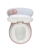 Saro Baby Olita de tip WC muzicala alb si rose
