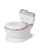 Saro Baby Olita de tip WC muzicala alb si rose
