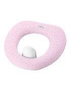 Saro Baby Reductor toaleta copii antiderapant colac integrat moale si accesoriu anti stropire Rose