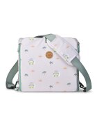 Saro Baby Scaun de masa portabil Aloha 2 in 1 design multifunctional geanta de mana centura de siguranta