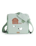 Saro Baby Scaun de masa portabil Funny Farm 2 in 1 design multifunctional geanta de mana centura de siguranta