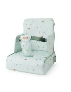 Saro Baby Scaun de masa portabil Funny Farm 2 in 1 design multifunctional geanta de mana centura de siguranta
