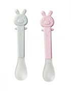 Saro Baby Set 2 lingurite cu varf moale rozgri