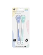 Saro Baby Set 2 lingurite termice Soft-Ended blue mint