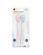 Saro Baby Set 2 lingurite termice Soft-Ended rose mint
