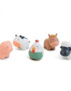 Saro Baby Set 5 jucarii de baie Funny Farm