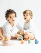 Saro Baby Set 7 ratuste de baie pentru copii Familie completa