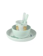 Saro Baby Set complet de masa cu 5 piese Jungle Cheetahs mint