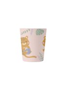Saro Baby Set complet de masa cu 5 piese Jungle Cheetahs rose