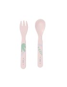 Saro Baby Set complet de masa cu 5 piese Jungle Cheetahs rose