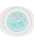 Saro Baby Set complet de masa cu 5 piese La Mar De Felices blue