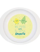 Saro Baby Set complet de masa cu 5 piese La Pera Limonera yellow