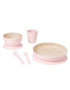 Saro Baby Set complet de masa cu 5 piese Nordic Rose