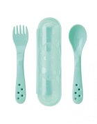 Saro Baby Set tacamuri copii cu suport de depozitare mint