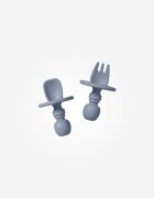 Saro Baby Set tacamuri pentru autodiversificare cu protectie anti-inec silicon Cutlery blue