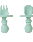 Saro Baby Set tacamuri pentru autodiversificare cu protectie anti-inec silicon Mint