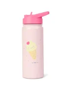 Saro Baby Sticla termica Premium pentru copii Saro Ice Cream 500 ml otel inoxidabil 304 fara BPA anti-condens 12h cu pai retractabil si capac etans