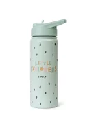 Saro Baby Sticla termica Premium pentru copii Saro Little Explorer 500 ml otel inoxidabil 304 fara BPA anti-condens 12h cu pai retractabil si capac etans
