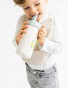 Saro Baby Sticla termos din otel inoxidabil cu pai Happy Dinos 350 ml