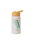 Saro Baby Sticla termos din otel inoxidabil cu pai Happy Dinos 350 ml