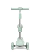 Saro Baby Trotineta evolutiva 2 in 1 Saro Cool Rider mint pliabila cu scaunel bluetooth difuzor roti LED si frana spate pentru copii 12 luni+ greutatea admisa 50 kg