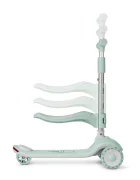 Saro Baby Trotineta evolutiva 2 in 1 Saro Cool Rider mint pliabila cu scaunel bluetooth difuzor roti LED si frana spate pentru copii 12 luni+ greutatea admisa 50 kg