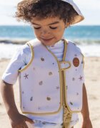 Saro Baby Vesta de inot pentru copii cu protectie UV UPF 50+ Sea by Saro 3-6 ani