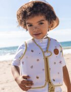 Saro Baby Vesta de inot pentru copii cu protectie UV UPF 50+ Sea by Saro 3-6 ani