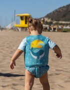 Saro Baby Vesta de inot pentru copii cu protectie UV UPF 50+ Sea la Vie by Saro M 3-6 ani