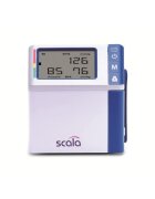 SCALA Tensiometru digital automat pentru incheietura ultra-subtire 2x50 memorii indicator OMS detectie aritmii