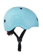 SCOOT AND RIDE Casca de protectie pentru copii cu sistem de reglare magnetic cu led Scoot Ride Blueberry S-M 3 ani+