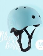 SCOOT AND RIDE Casca de protectie pentru copii cu sistem de reglare magnetic cu led Scoot Ride Blueberry S-M 3 ani+
