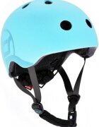 SCOOT AND RIDE Casca de protectie pentru copii cu sistem de reglare magnetic cu led Scoot Ride Blueberry S-M 3 ani+