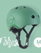 SCOOT AND RIDE Casca de protectie pentru copii cu sistem de reglare magnetic cu led Scoot Ride Forest S-M 3 ani+