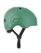 SCOOT AND RIDE Casca de protectie pentru copii cu sistem de reglare magnetic cu led Scoot Ride Forest S-M 3 ani+